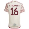 Officiële Voetbalshirt Mexico H.HERRERA 16 Uit WK 2022 - Heren